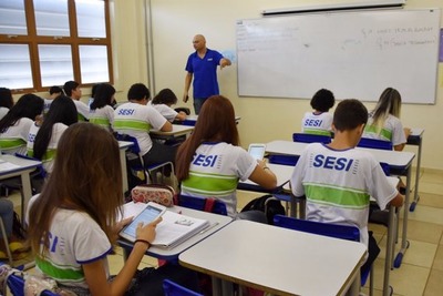 Rede de escolas do Sesi está com matrículas abertas em 7 cidades do Estado