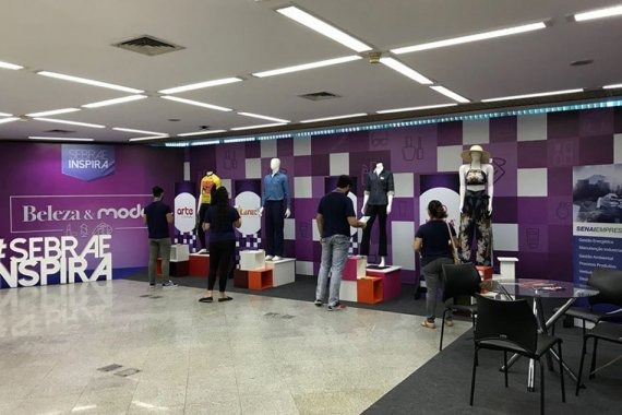Senai monta showroom de soluções para indústria do vestuário no “Sebrae Inspira”