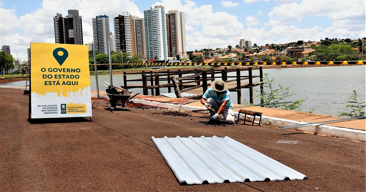Obra no lago tem início, mas Parque das Nações continua aberto aos visitantes Divulgação