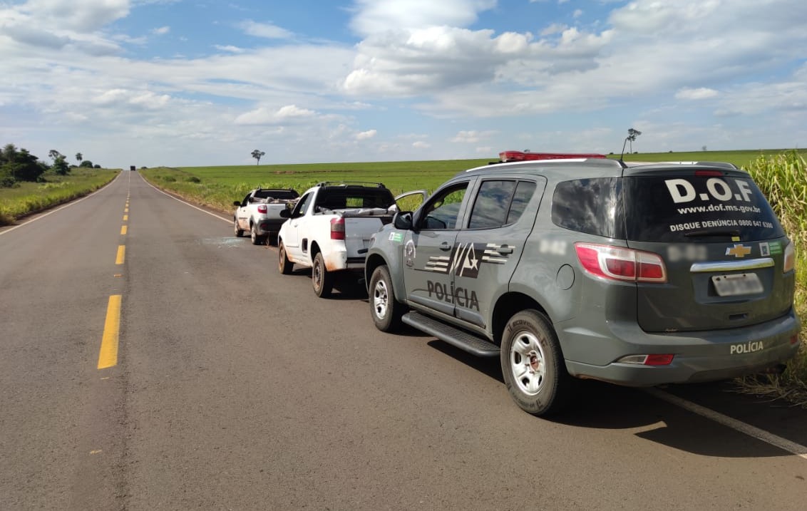 DOF recupera veículo furtado e apreende mais de meia tonelada de maconha