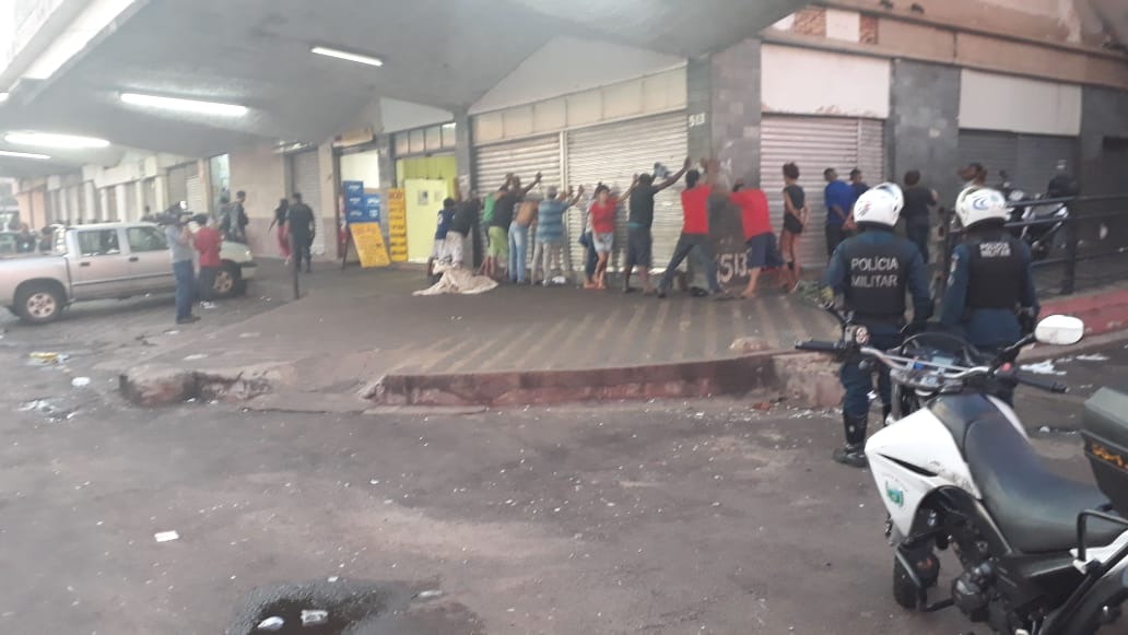 Operação na antiga rodoviária.