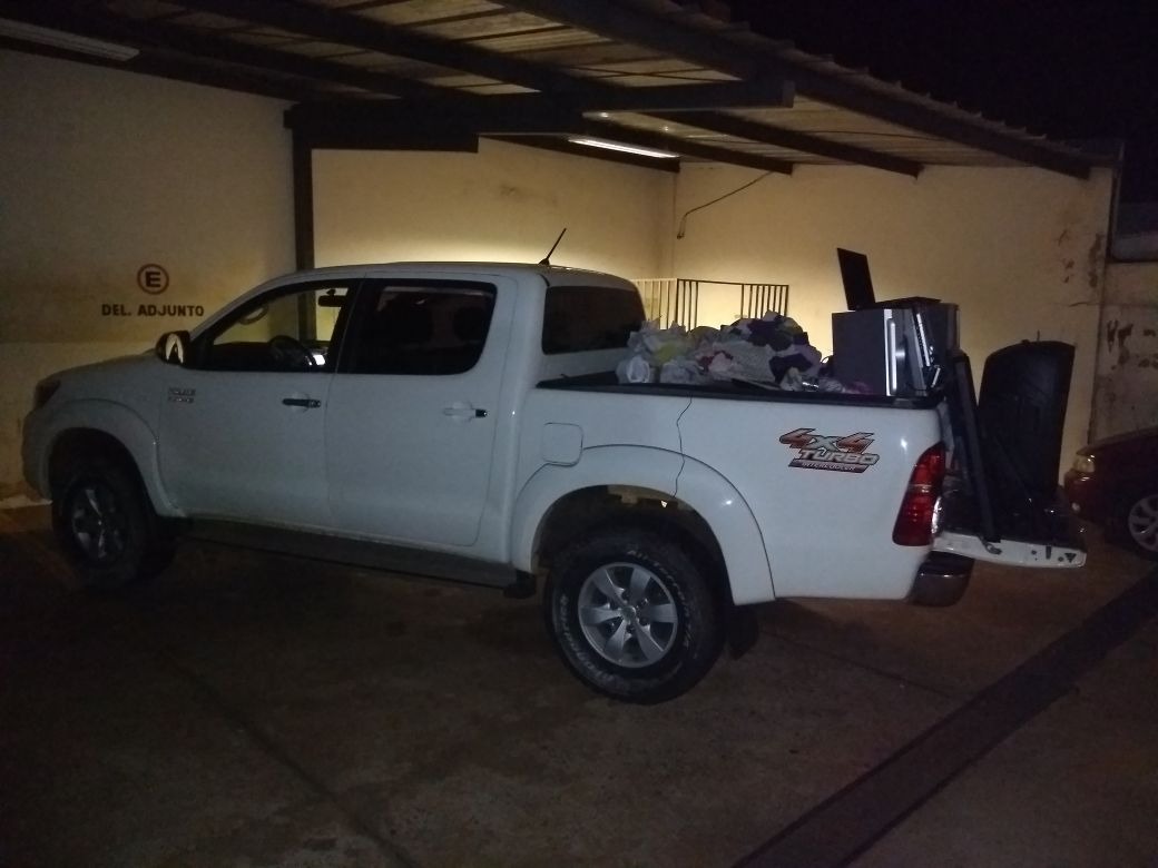 PM recupera Hilux após perseguição e prende três suspeitos