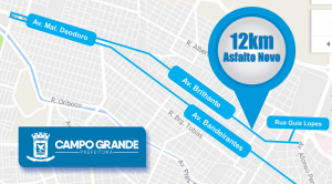 Mapa do recapeamento.