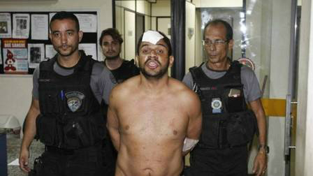 Miltinho teria ateado fogo ao próprio corpo após briga com Amanda há dois meses Assassino de dançarina de funk foi preso ao capotar com o carro na Via Dutra Foto: Thiago Lontra