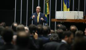 Eduardo Cunha recebeu hoje na votação que cassou o seu mandato menos de 4% dos votos daqueles que o elegeram ao posto máximo da CasaFabio Rodrigues Pozzebom/Agência Brasil
