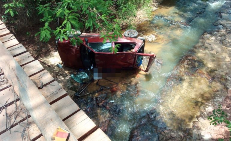 Identificado motorista que caiu em córrego próximo à Ponte do Grego