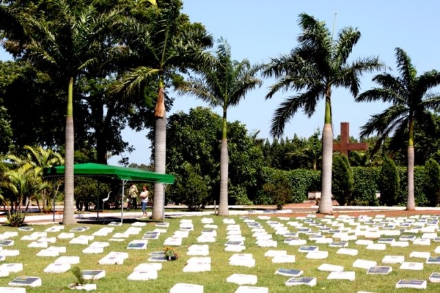 Cemitério particular em Campo Grande.