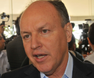 Mochi, atual presidente do PMDB, iria visitar ontem André, a quem trata de “nosso líder” - Valdenir Rezende/Correio do Estado/Arquivo