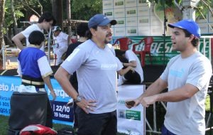 Diretor-presidente da Fundesporte, Marcelo Miranda e deputado Beto Pereira. Foto: Chico Ribeiro