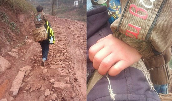 Pai anda 28km para levar seu filho deficiente à escola, todos os dias