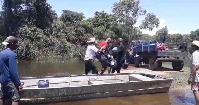 Bombeiros encontram corpo de homem que morreu afogado durante travessia de rio Reprodução
