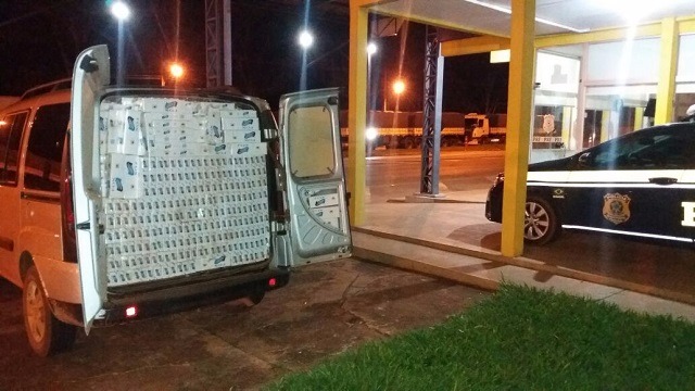 Mais de 30 mil maços de cigarro são apreendidos pela PRF