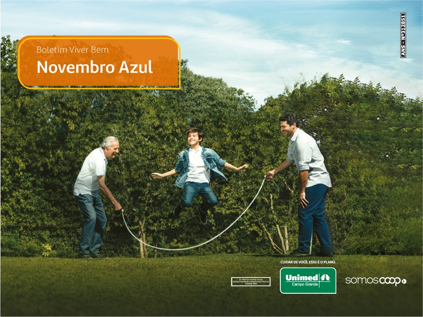 Começou o 'Novembro Azul' com foco na prevenção ao Câncer de próstata Divulgação