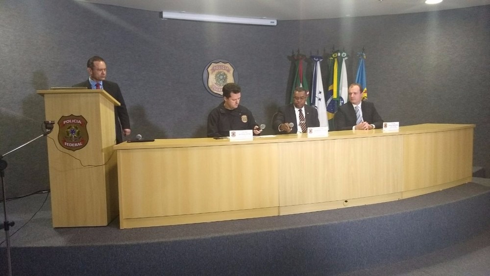 PF falou em coletiva de imprensa na manhã desta sexta-feira (17) (Foto: Dulcineia Novaes/RPC)