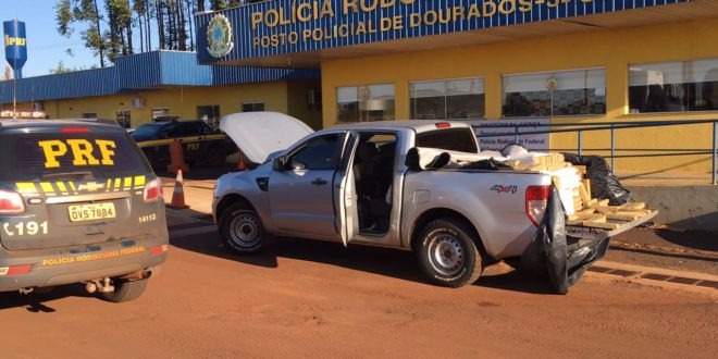 Caminhonete com maconha que saiu do Paraguai é apreendida em MS