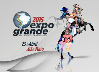 A Expogrande acontece de 23 de abril á 03 de maio
e neste domingo tem cavalgada
Foto Divulgação