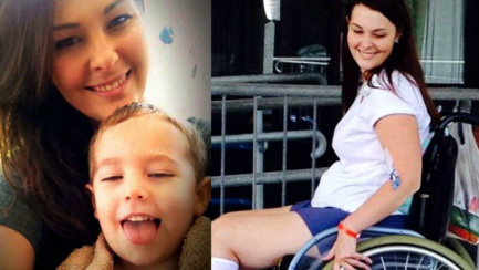 Pincel de maquiagem deixa mulher paraplégica Pincel de maquiagem deixa mulher paraplégica