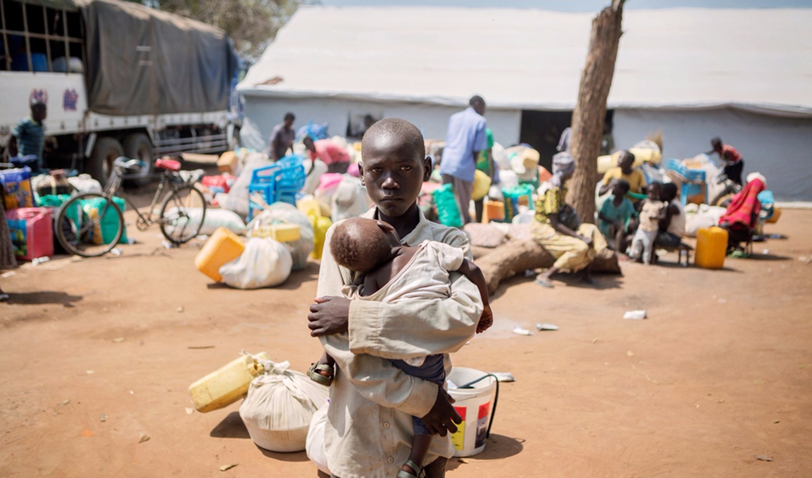 Mais de 10 milhões de pessoas foram obrigadas a deixar suas casas pela primeira vez em 2016 (Foto: Alessandro Penso/UNHCR)