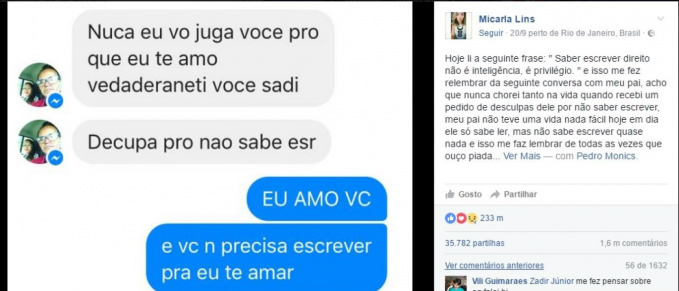 Declaração de estudante sobre pai semianalfabeto viraliza na web