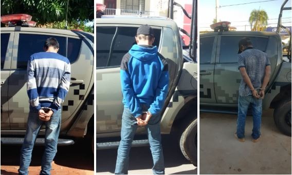 Em operação, Bope captura três homens foragidos da justiça Montagem/EnfoqueMS