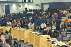 Suplente de Alceu toma posse na quinta e é cobiçado por ex-partido Câmara recebeu carta de renúncia de vereador nesta terça-feira. (Foto: Marcelo Calazans)