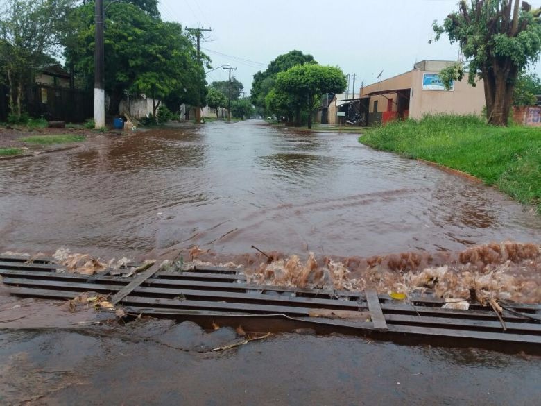 Enxurrada flagrada na região do Flórida II - Crédito: Divulgação/Defesa Civil