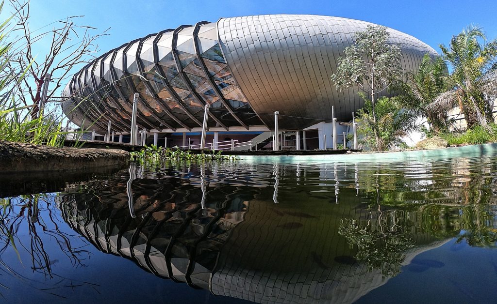 Aquário do Pantanal impressiona por estrutura física e equipamentos, diz especialista Edemir Rodrigues.