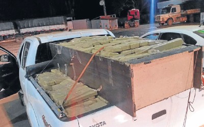 Carga de 1,8 tonelada de maconha foi apreendida pela Federal já em Goiás - Foto: Divulgação