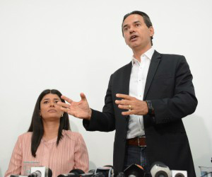 Parceria para tapar buracos e recapear vias da Capital custará R$ 50 milhões Rose e Trad se reuniram nesta terça - Álvaro Rezende/Correio do Estado