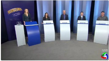 Candidatos à prefeitura de Dourados participam de debate na TV Morena Reprodução TV Morena