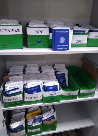 Quase mil Carteiras de Trabalho estão esquecidas na Funtrab
