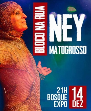 Após seis anos, Ney Matogrosso volta à Capital com show Bloco Na Rua Após seis anos, Ney Matogrosso volta à Capital com show Bloco Na Rua