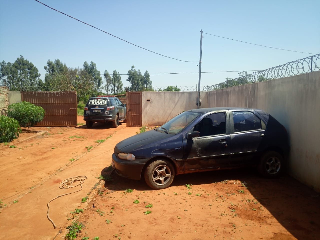 Quadrilha envolvida em roubos de carros é presa pelo Choque Carro utilizado em apoio ao roubo do Cruze. Divulgação/Choque