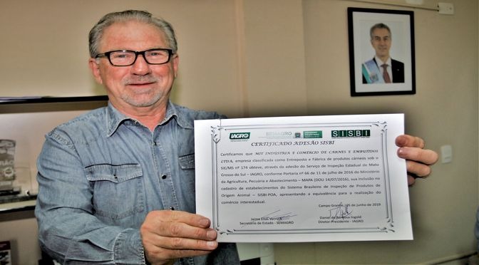 Emitido pela Iagro, selo Sisbi é sinônimo de qualidade e competitividade a empresários de MS Foto: Assessoria