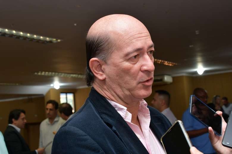 Ministro João Carlos Parkinson de Castro, do Ministério das Relações Exteriores, visitou Dourados para detalhar oportunidade de desenvolvimento com projeto bilionário - 
/Foto: Hedio Fazan/Dourados News
  