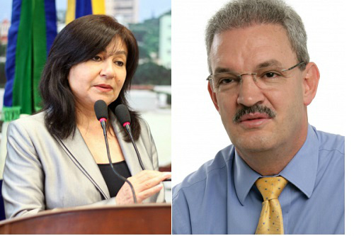 Délia Razuk e Geraldo Resende aparecem em disputa direta em pesquisa - Foto: Câmara de Dourados/Arquivo/Divulgação