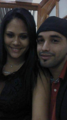 Ramoni ao lado de Rayanne: casal foi vítima de ataque Foto: Reprodução