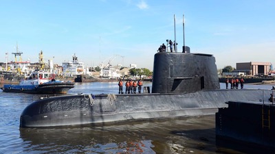 Esquerda argentina reclama de ajuda britânica pelo submarino © Reuters