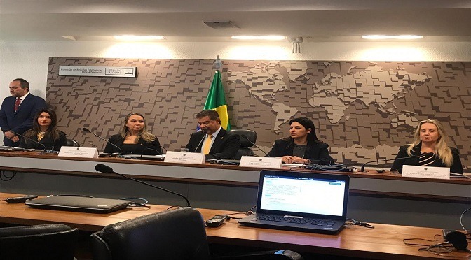 Projeto do MS de prevenção a violência contra as mulheres é apresentado em audiência no Senado Fotos: Assesoria