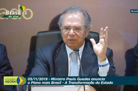 Municípios com menos de 5 mil habitantes podem ser incorporados Paulo Guedes apresenta plano econômico
Reprodução/TV Brasil