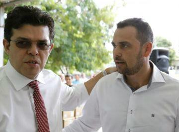 Foto: Divulgação 
Olarte e Neto em encontro