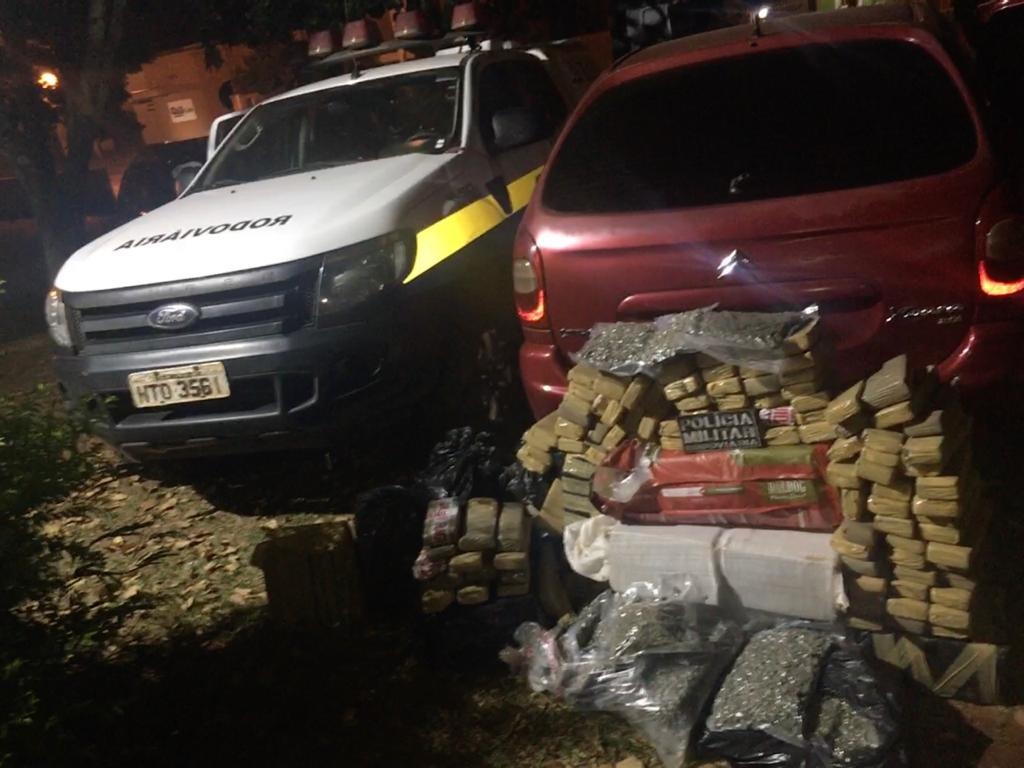 Homem é preso transportando 342 quilos de drogas para SP