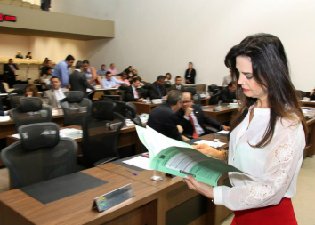 A falta de segurança jurídica para os produtores rurais foi criticada por Mara Caseiro
Foto: Victor Chileno AL/MS