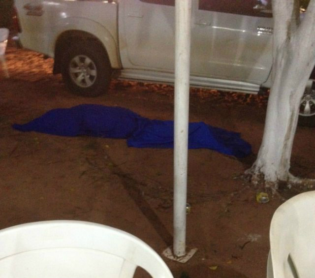 Homem executado nas proximidades do Jockey Club, em Ponta Porã - MS. (Direto das ruas)