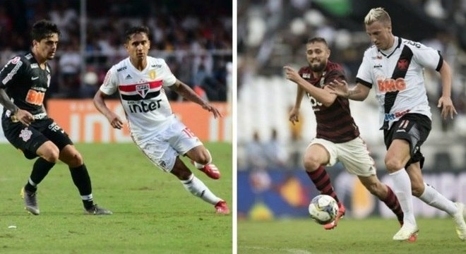 Corinthians x São Paulo está mais equilibrado em relação a Flamengo x Vasco. Bruno Ulivieri e Jorge Rodrigues/Ag. Estado