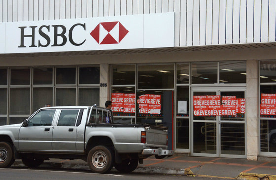 Bradesco assume agências do HSBC até o fim desta semana Bradesco mudará fachadas a partir de sábado - Foto: Gerson Oliveira / Correio do Estado