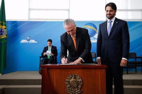 Michel Temer deu posse a Baldy nas Cidades
Alan Santos/PR - 22.11.2017
