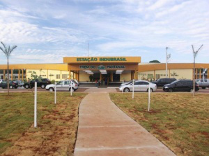 Estação de Indubrasil foi revitalizada para ser ponto de partida do Trem do Pantanal. (Foto: Arquivo)