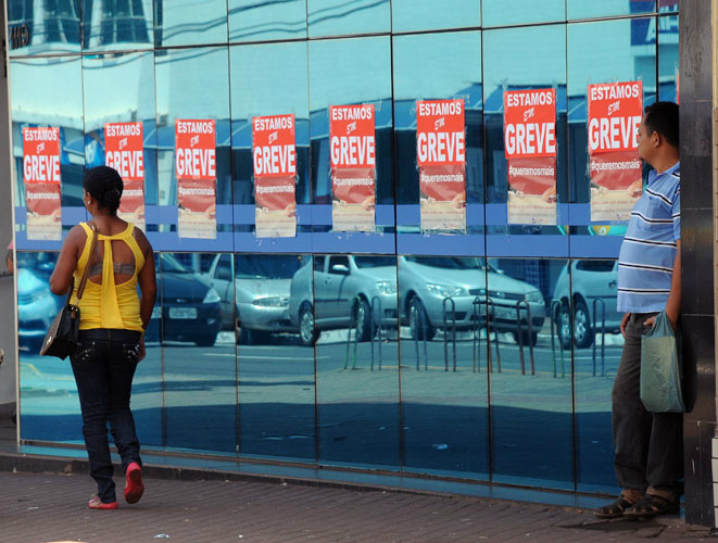 Greve dos bancários completa 30 dias e é a maior desde 2004 Greve dos trabalhadores já dura 30 dias - Foto: Arquivo/Correio do Estado