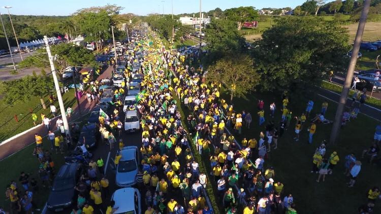 Campo-grandenses farão carreata para apoiar presidente em manifestação no próximo dia 15 Divulgação